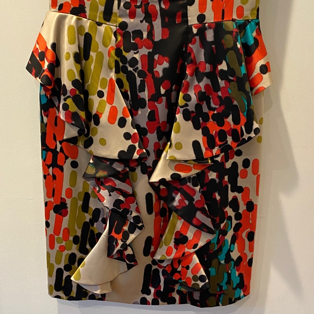 Jessicas simpson , Colorful Abstract Print Dress - Picture 7 of 14